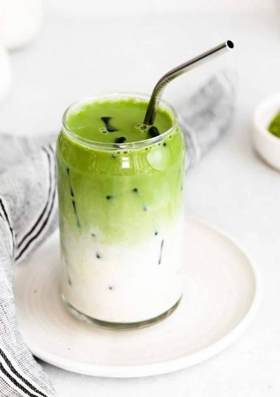 Iced Matcha Latte (17oz) 抹茶拿鐡 (涷)